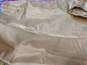 New Golden Readytowear Saree wth Unstitched blouse