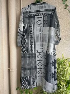 Patchwork Print Tunic Dress