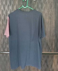 Color Block Graphic T-shirt 👕💓🫐