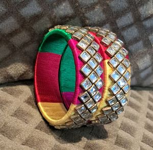 fancy stone studded bangle