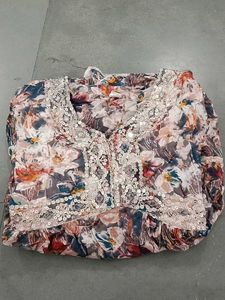 Floral Print Gown