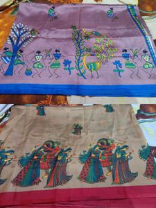 combo 2. bollywood printed Warli Art Saree