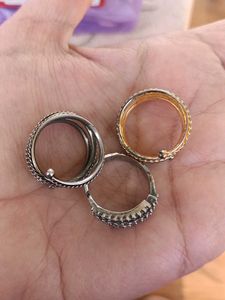 Jewellery Set, Rings, Earrings (Baali And Jhumki)