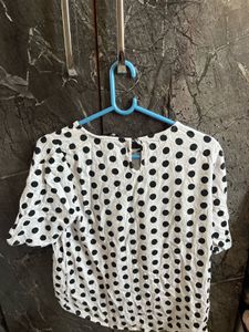 Polka Dot Womens Top