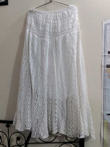 White Lace Skirt