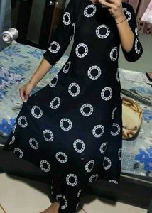 Black Kurta Set