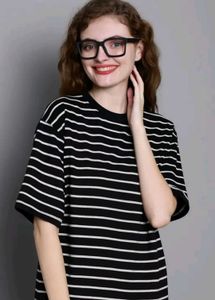 Striped T-Shirt &amp; Bucket Hat