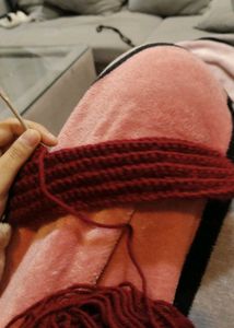 Burgundy Arm Warmers