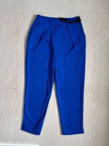 Imported Blue Cropped Trousers