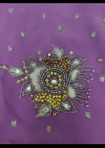 Embroidered Paisley Fabric