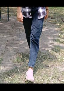 Grey High Waist Jeans