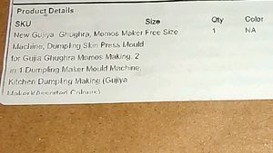 Gujiya And Puri Maker