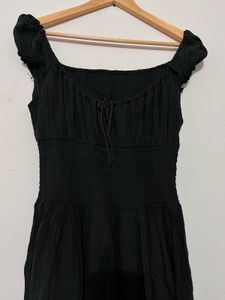 Black Tiered Maxi Dress