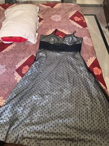 Maxi Dress With Beautiful Net