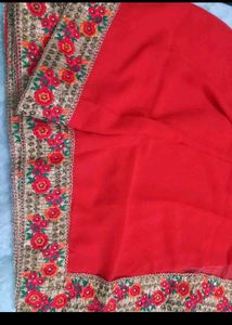 Partywear Border Saree ❤️