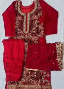 Red Salwar Suit