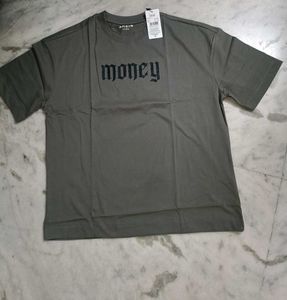 Olive Green Graphic Tee XXL size