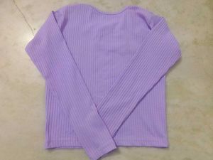 Ribbed Long Sleeve Top