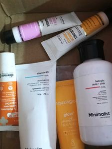 Used Skincare Products