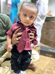 Baby Boy Outfit Joggers And  Shirt With Tie