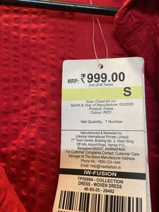 Red Dress For Women New