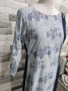 Navy Blue Kurti