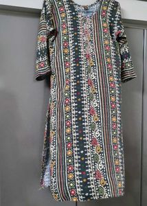 Ethnic Print Tunic Top