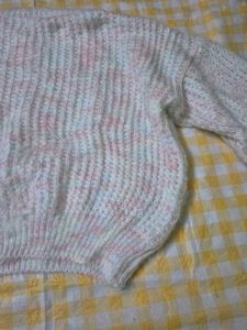 Cute Bow Pink Sweater