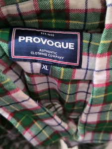 Green Plaid Long Sleeve Shirt