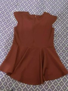 Girls' Party Top with Bow Detail