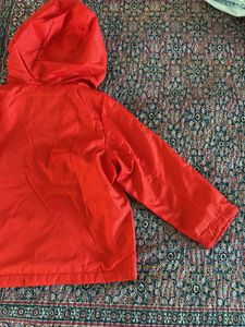 Red Hooded Jacket