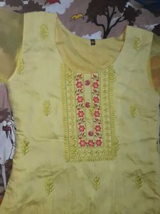 Elegant Yellow Kurta dupatta set