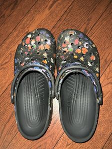 Black Crocs UK-8
