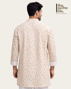 Stylish Patterned Men's Kurta | 4XL
