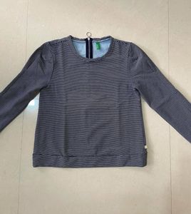 UCB Striped Long Sleeve Sweatshirt