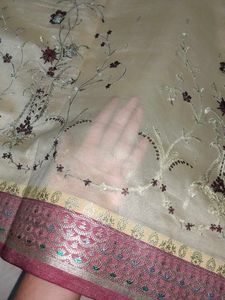 Formal Fancy Pattu Saree With Blouse
