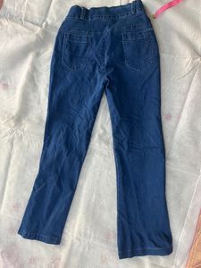 Bell Bottom Wide Legth Denim Blue Jeans