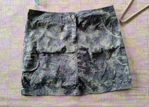 Floral Print Skirt