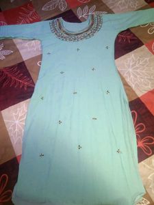 1+1 Combo Kurtis With Embroidery Design