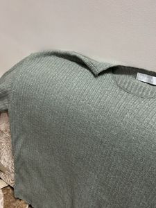 Sage Green Knit Sweater