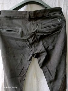 Gently Used Black Cotton Pant for Sale! 👖