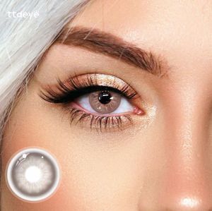 TTDEYE Yearly Powered Contact Lens Colored