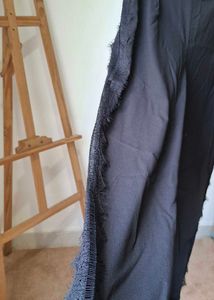 ZARA Black Lace Trim Pants