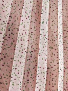 Floral Pleated Skirt