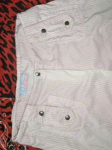 Beige Capri Pants