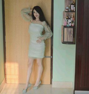 Pastel Green Elegant Dress