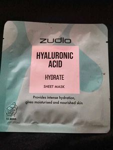 Zudio Hyaluronic Acid Sheet Mask