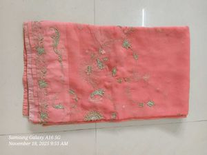 Elegant Embroidered Saree