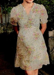 Floral Print Mini Dress