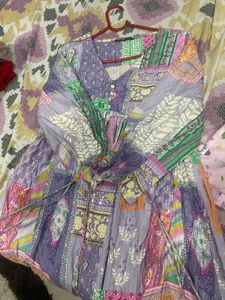 Patchwork Print Dress
